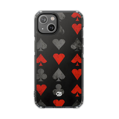 Crimson Ash Suits · Impact Hoesje voor iPhone · Magsafe
