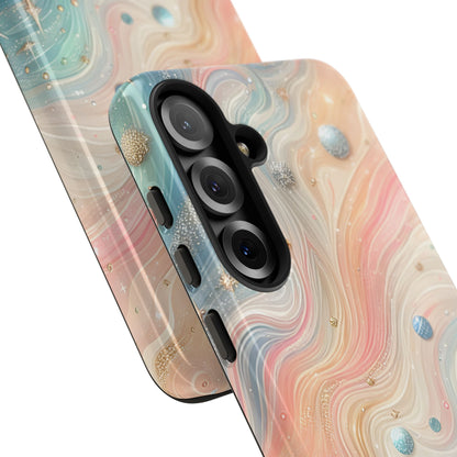 Iridescent Swirls Samsung S25 Plus Case - Tough