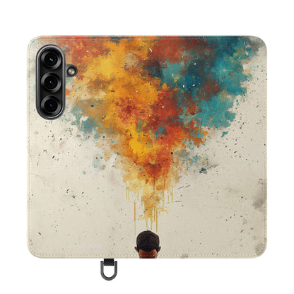 Meditative Ember - Samsung S25 Case - Wallet
