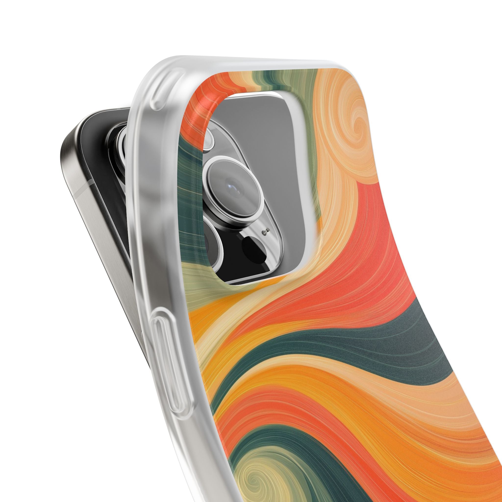 Swirling Ember iPhone 16 Pro Case - Soft