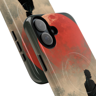 Crimson Moon Ronin · Tough 2.0 Magnetic Phone Case for iPhone · Red