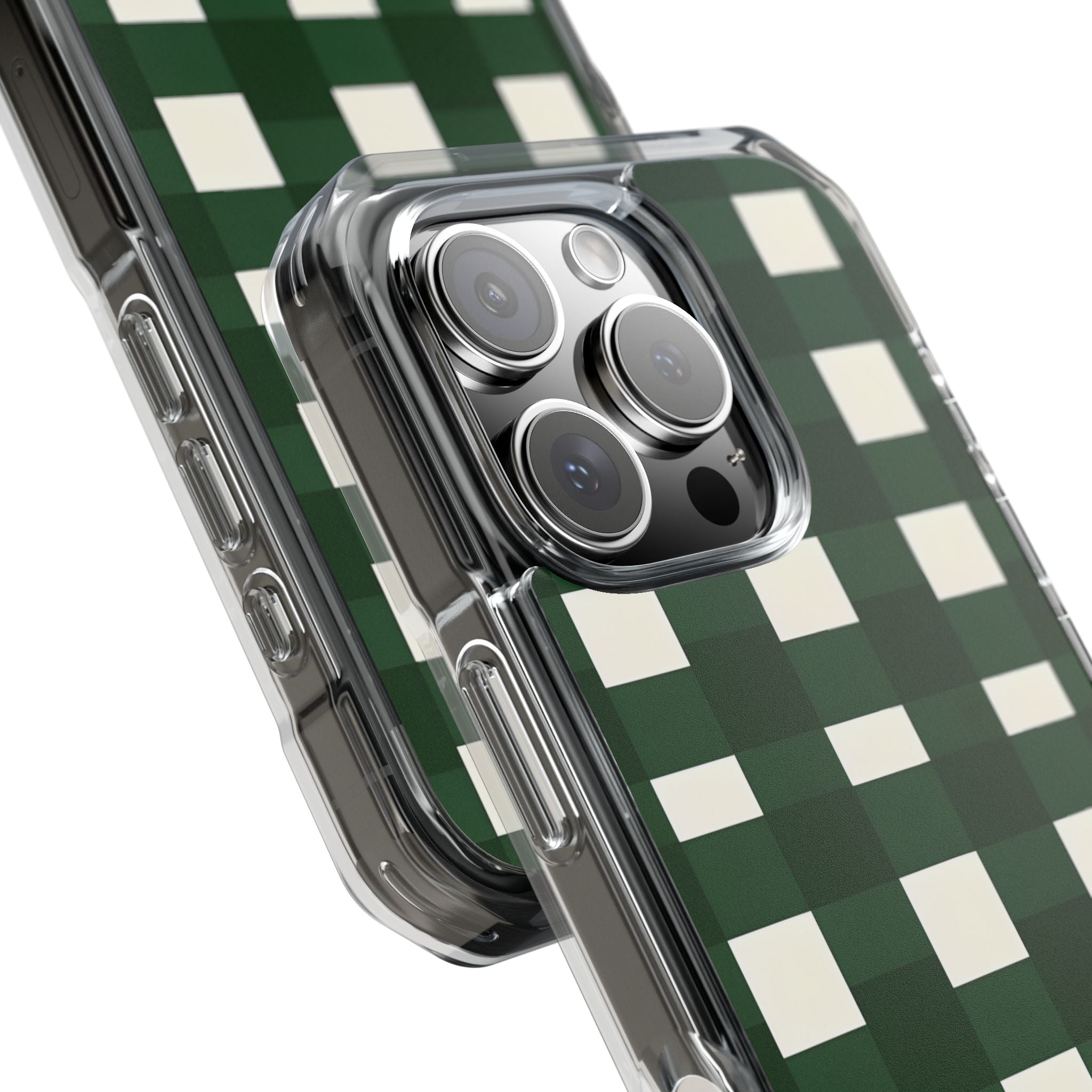 Hunter Green Rutig · Impact Mobilskal för iPhone · Magsafe