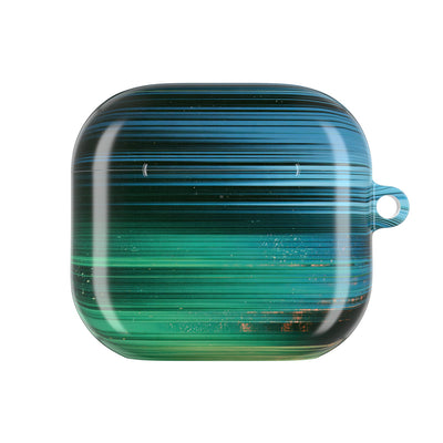 Digital Shoreline Drift · Hard Case for AirPods & AirPods Pro · Teal
