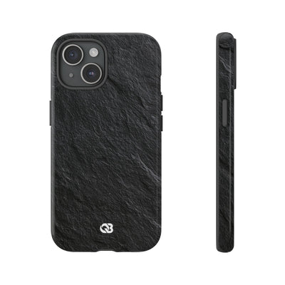 Obsidian Slate · Tough Phone Case for iPhone · Black