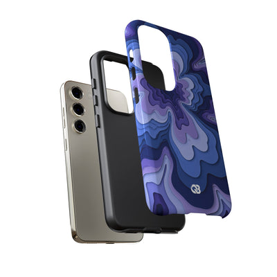 Periwinkle Strata Bloom · Tough Phone Case for Samsung · Purple