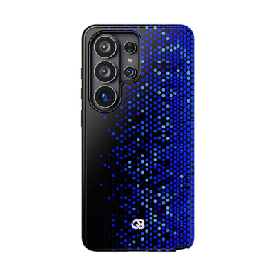 Cobalt Hex Dispersion · Tough Phone Case for Samsung · Blue