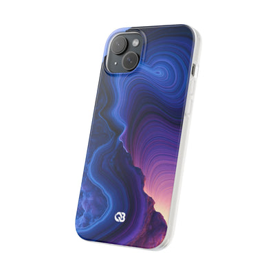 Radiant Strata · Lite Phone Case for iPhone ·  Blue
