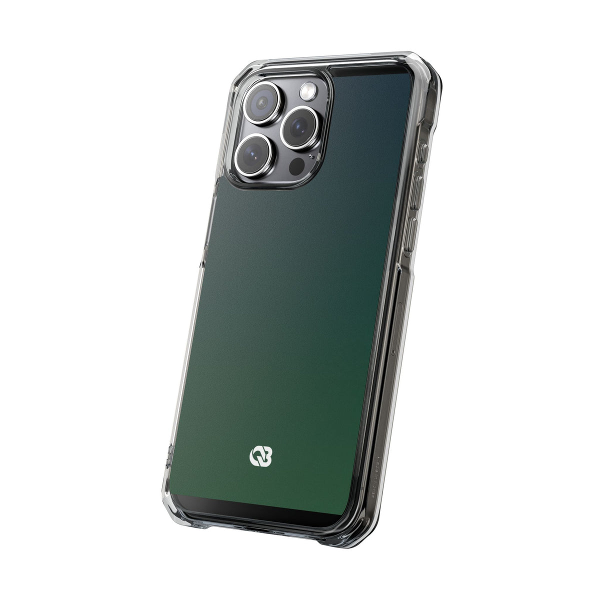 Deep Forest Nocturne · Clear Impact Magnetic Phone Case for iPhone · Green
