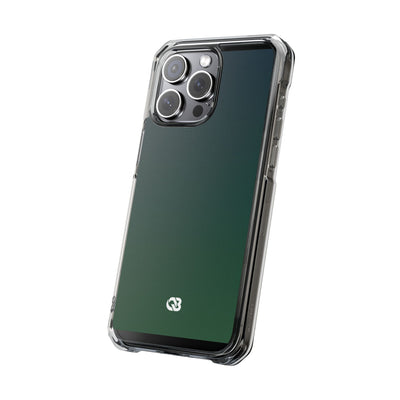 Deep Forest Nocturne · Clear Impact Magnetic Phone Case for iPhone · Green