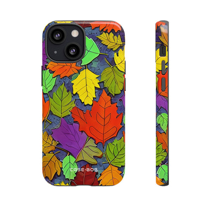 Vivid Leafburst iPhone 13 Mini Case - Tough