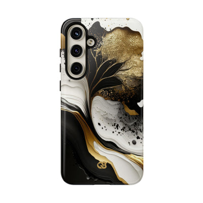 Molten Onyx Gold · Tough Coque de téléphone pour Samsung