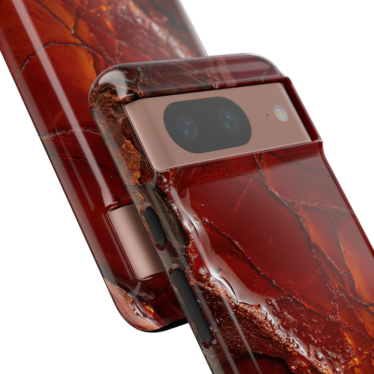 Amber Embrace · Tough Phone Case for Pixel ·  Brown