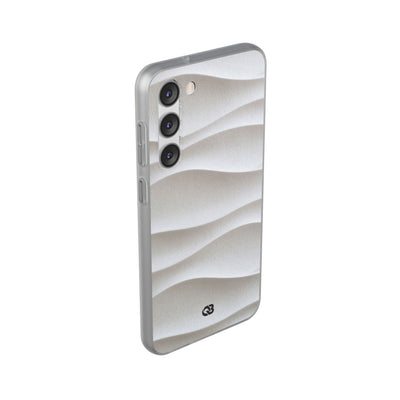 Sculpted Dune Relief · Lite Phone Case for Samsung · White
