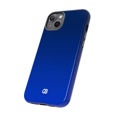 Blue Tough Phone Case for iPhone - Cobalt Depth Shift