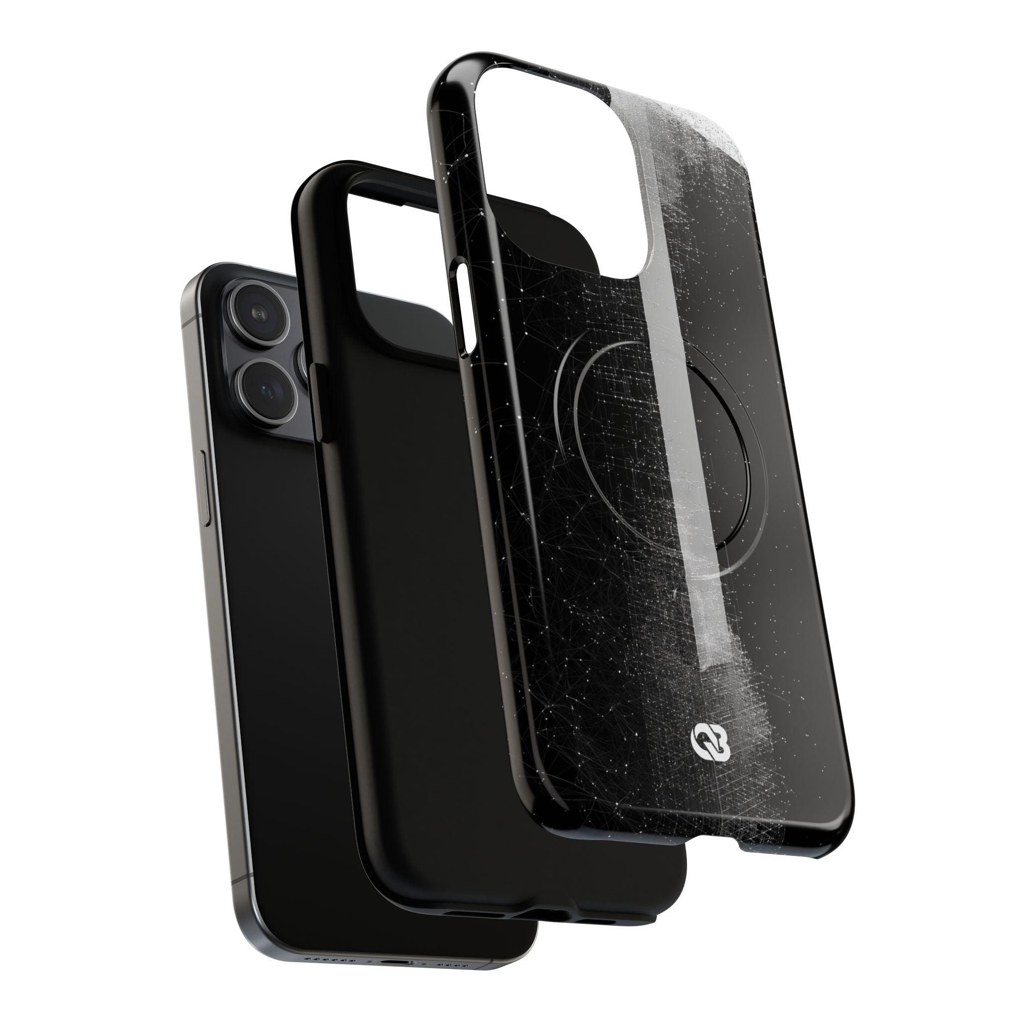 Black Tough 2.0 Magsafe Phone Case for iPhone - Vector Core Monolith