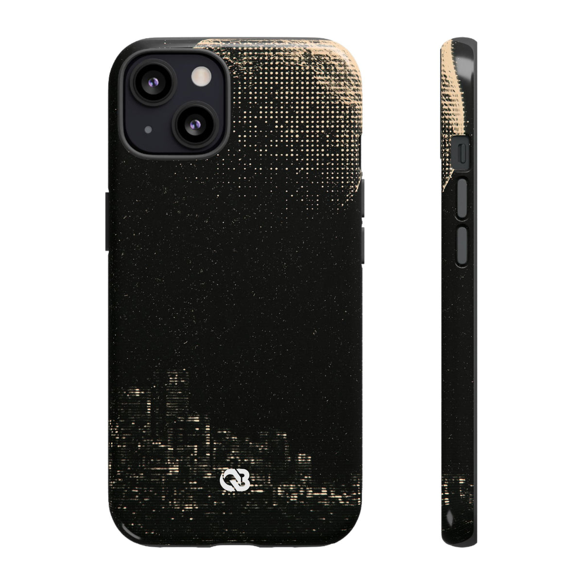Lunar Metropolis Nocturne · Tough Phone Case for iPhone · Black