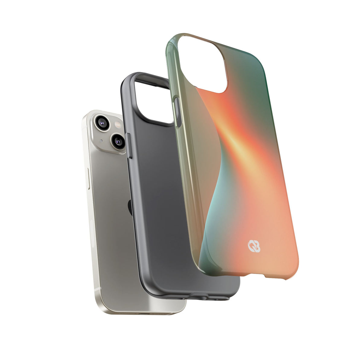 Radiant Contour · Tough Phone Case for iPhone · Orange