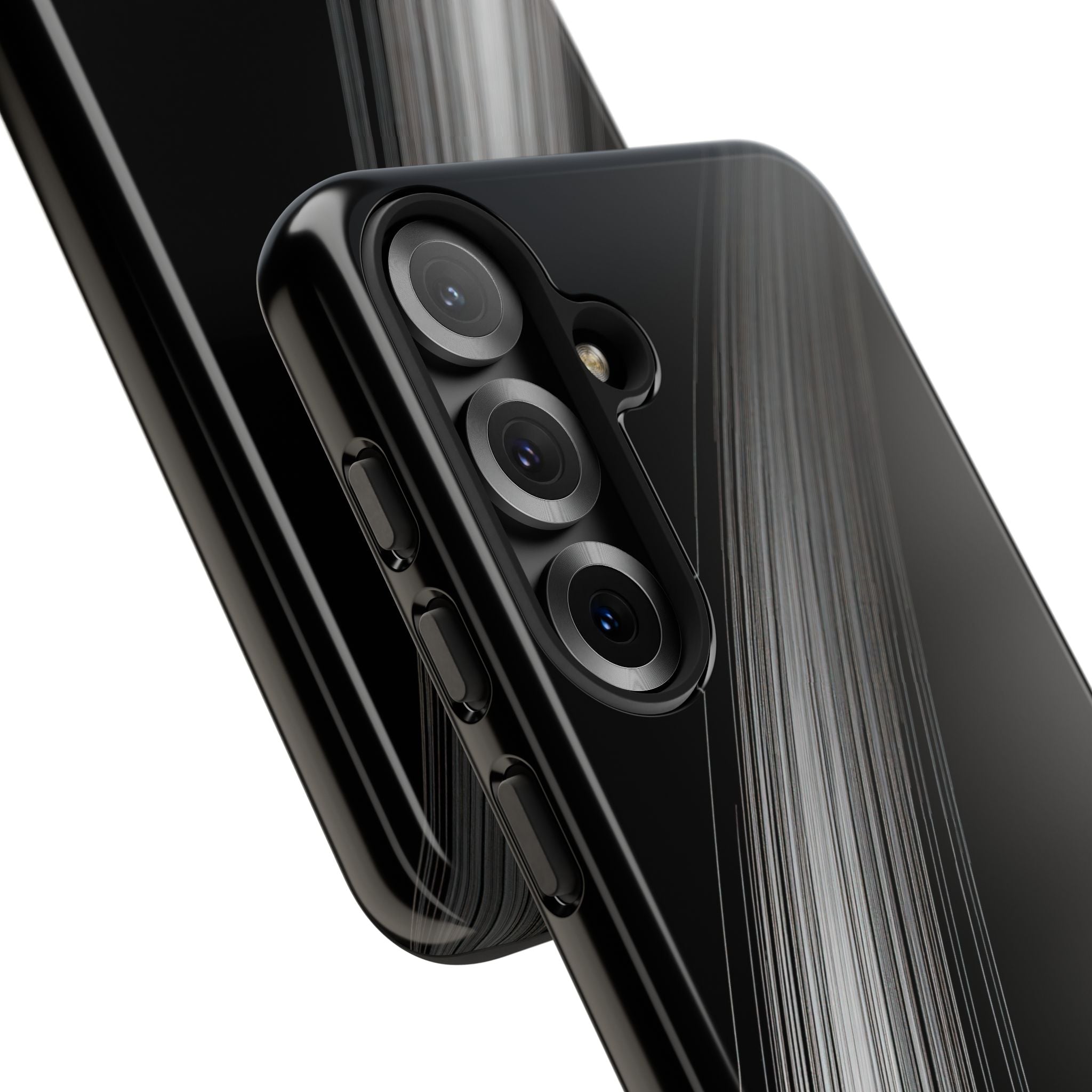 Black Tough Phone Case for Samsung - Linear Velocity Beam