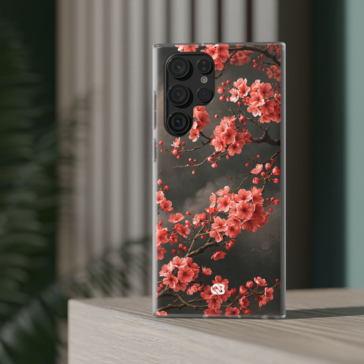 Dark Sakura Nocturne · Lite Phone Case for Samsung · Black