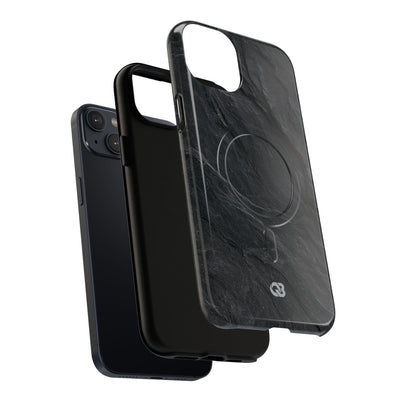 Black Tough 2.0 Magsafe Phone Case for iPhone - Midnight Slate Ridge