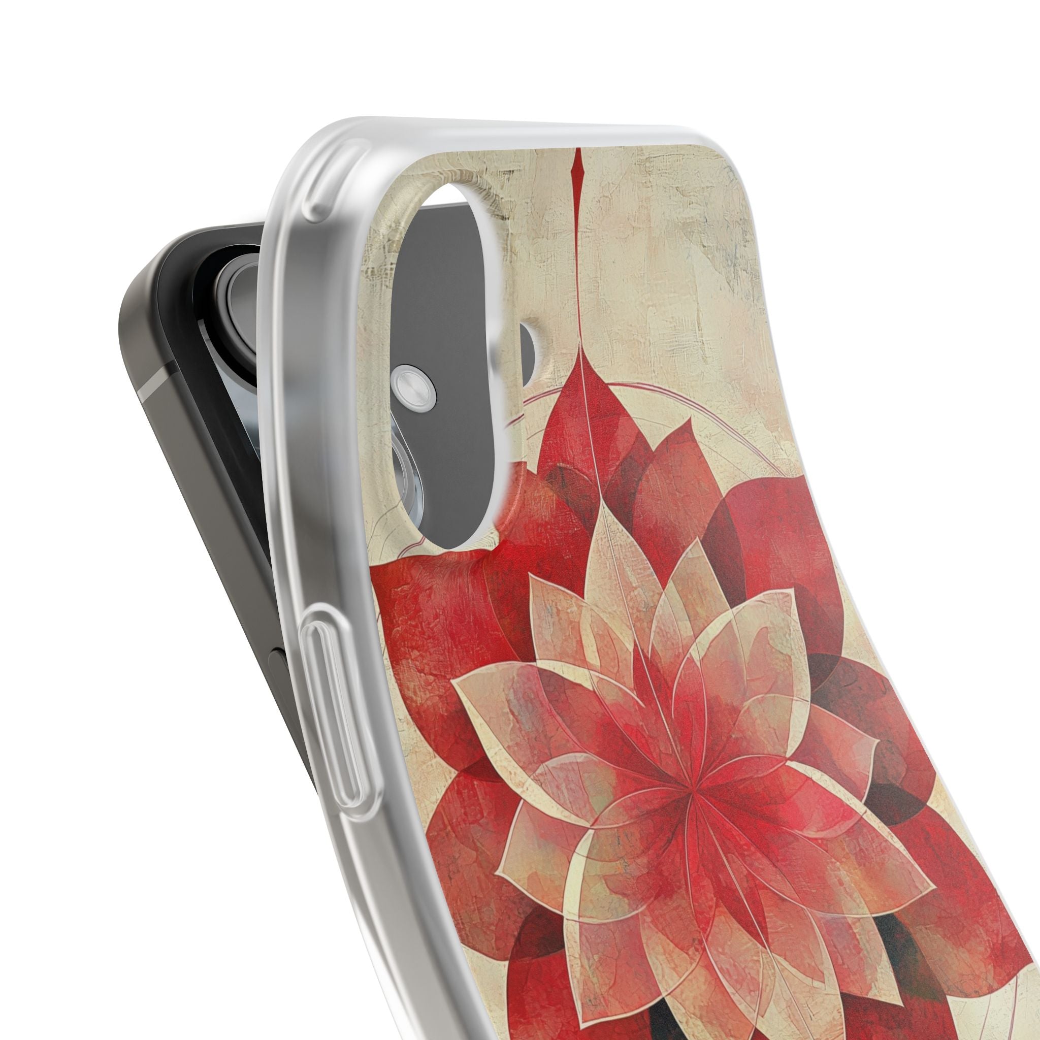 Crimson Petal Peak · Soft Phone Case for iPhone