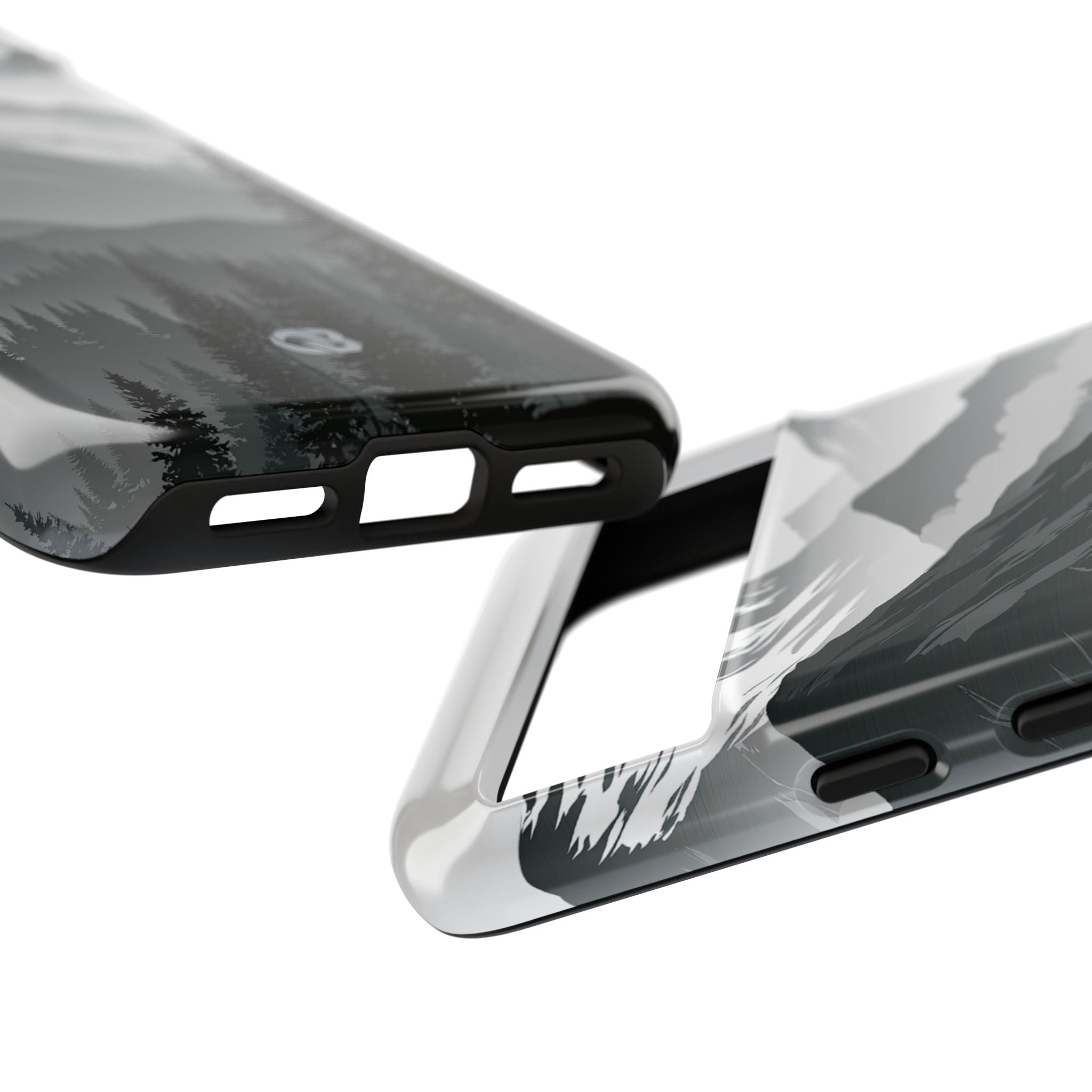 Grey Tough Phone Case for Google Pixel - Granite Ridge Mist