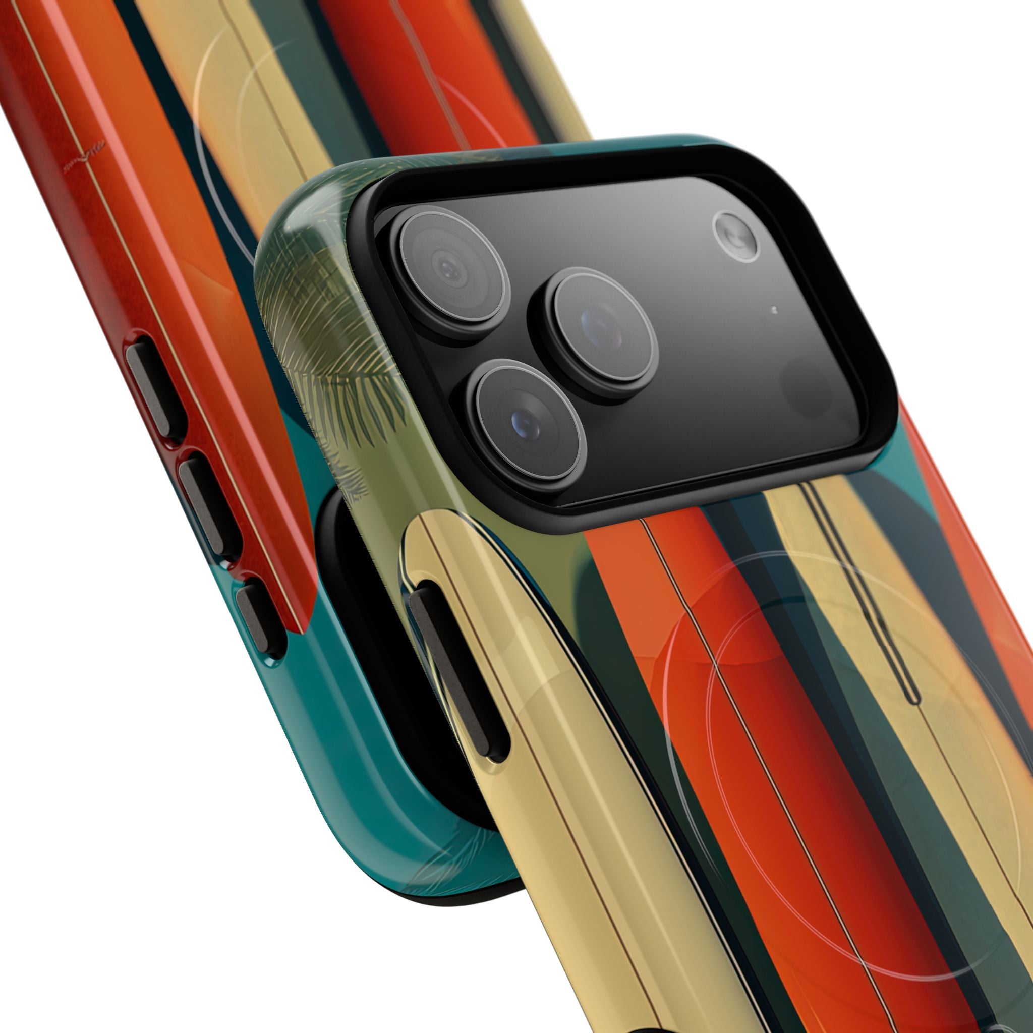 Teal Coast Lineup · Tough+ Coque de téléphone pour iPhone · MagSafe