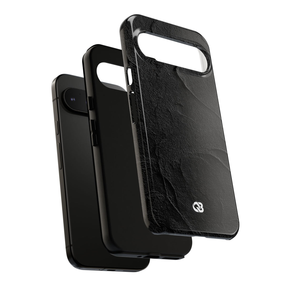 Obsidian Stucco Relief · Tough Phone Case for Pixel ·  Black