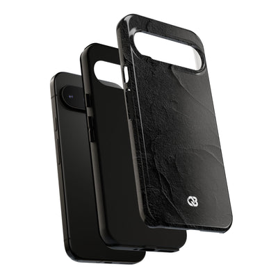 Obsidian Stucco Relief · Tough Phone Case for Pixel ·  Black