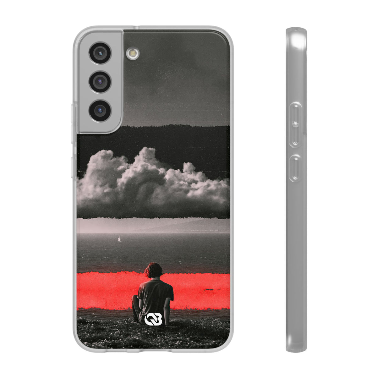 Crimson Horizon · Lite Phone Case for Samsung · Black