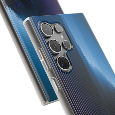 Blue Lite Phone Case for Samsung - Indigo Distortion Wave