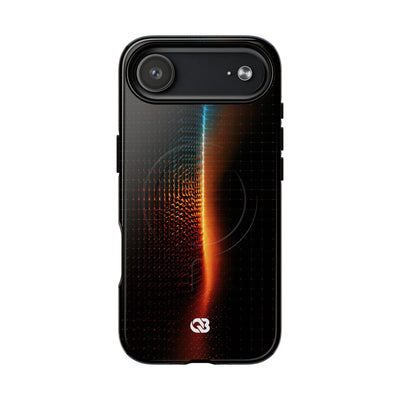 Luminous Refraction Grid · Tough 2.0 Magnetic Phone Case for iPhone · Black