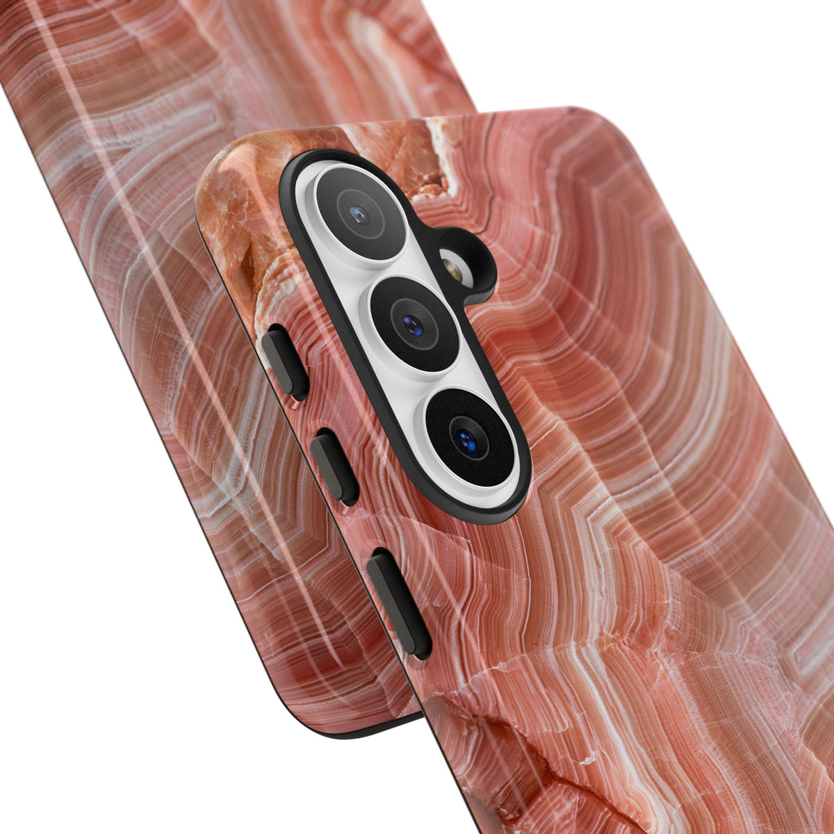 Blushing Rose Strata · Tough Phone Case for Samsung · Pink