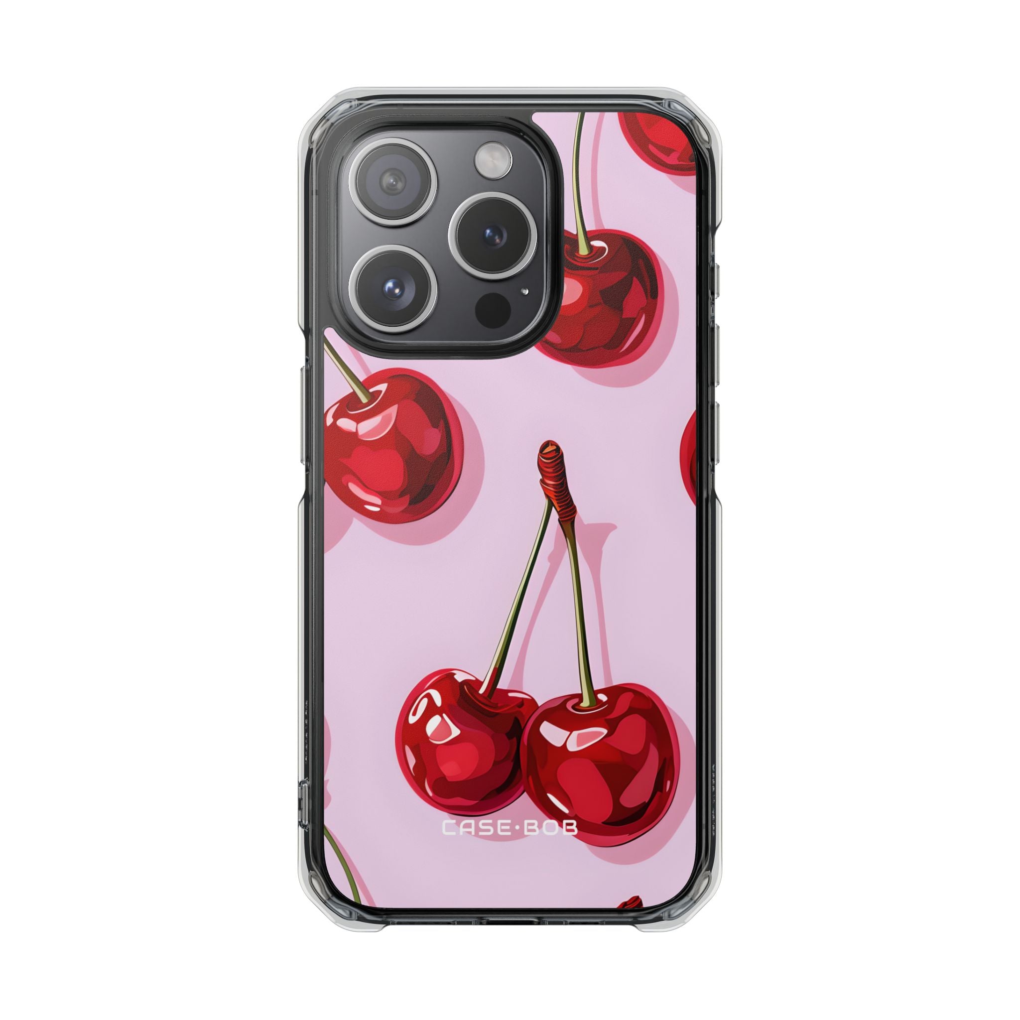 Glossy Cherry Burst iPhone 15 Pro Case - Impact - CASE•BOB