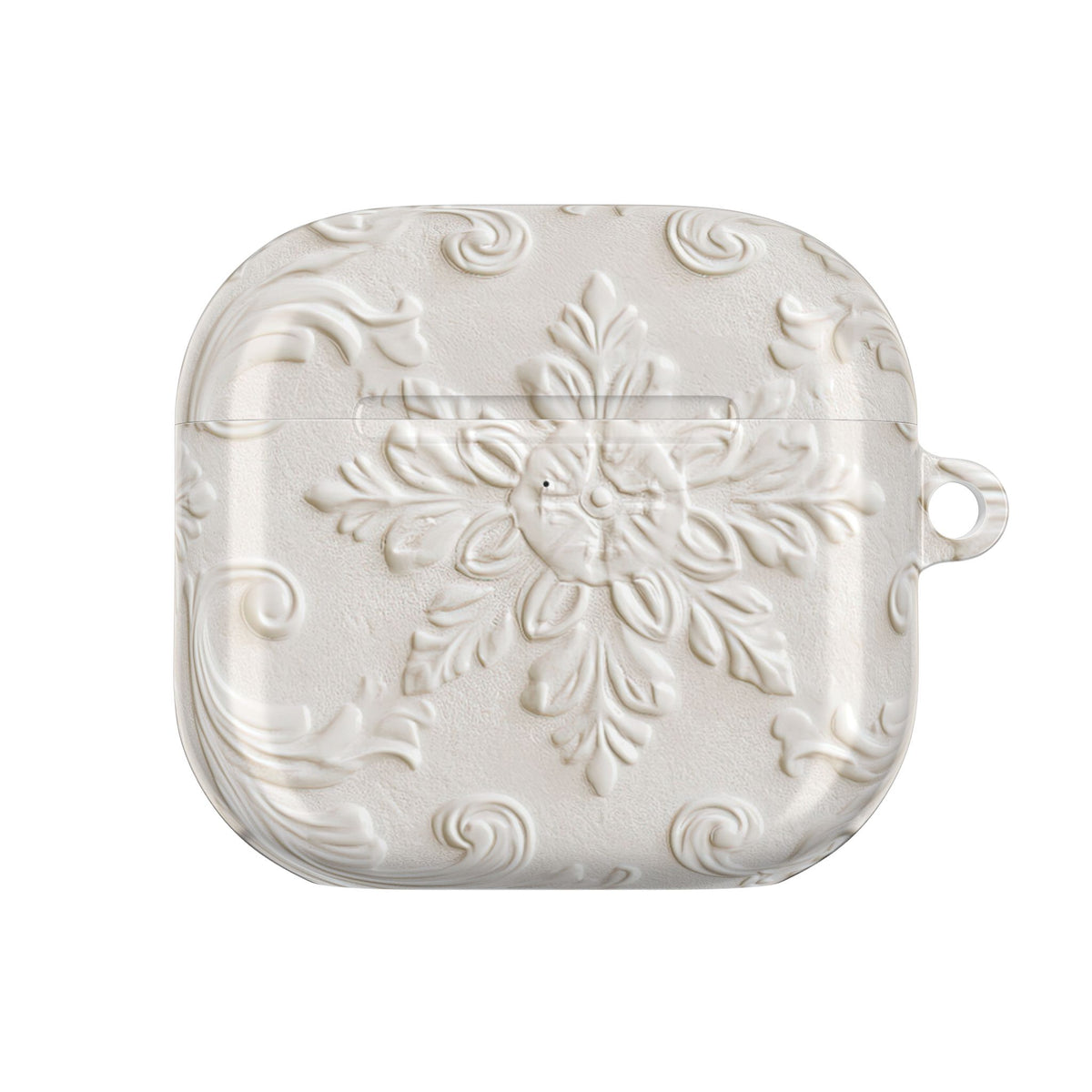 Sculpted Acanthus Relief · Hard Case for AirPods & AirPods Pro · White