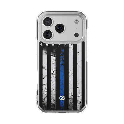 Gritty Cobalt Flag · Impact Phone Case for iPhone · Magsafe