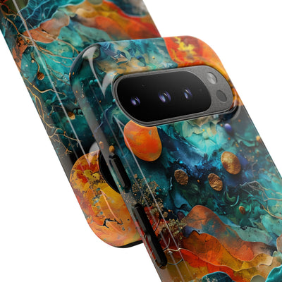 Copper Horizon Drift · Tough Phone Case for Google Pixel