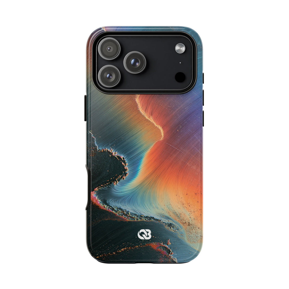 Prismatic Aura Shift · Tough Phone Case for iPhone · Blue