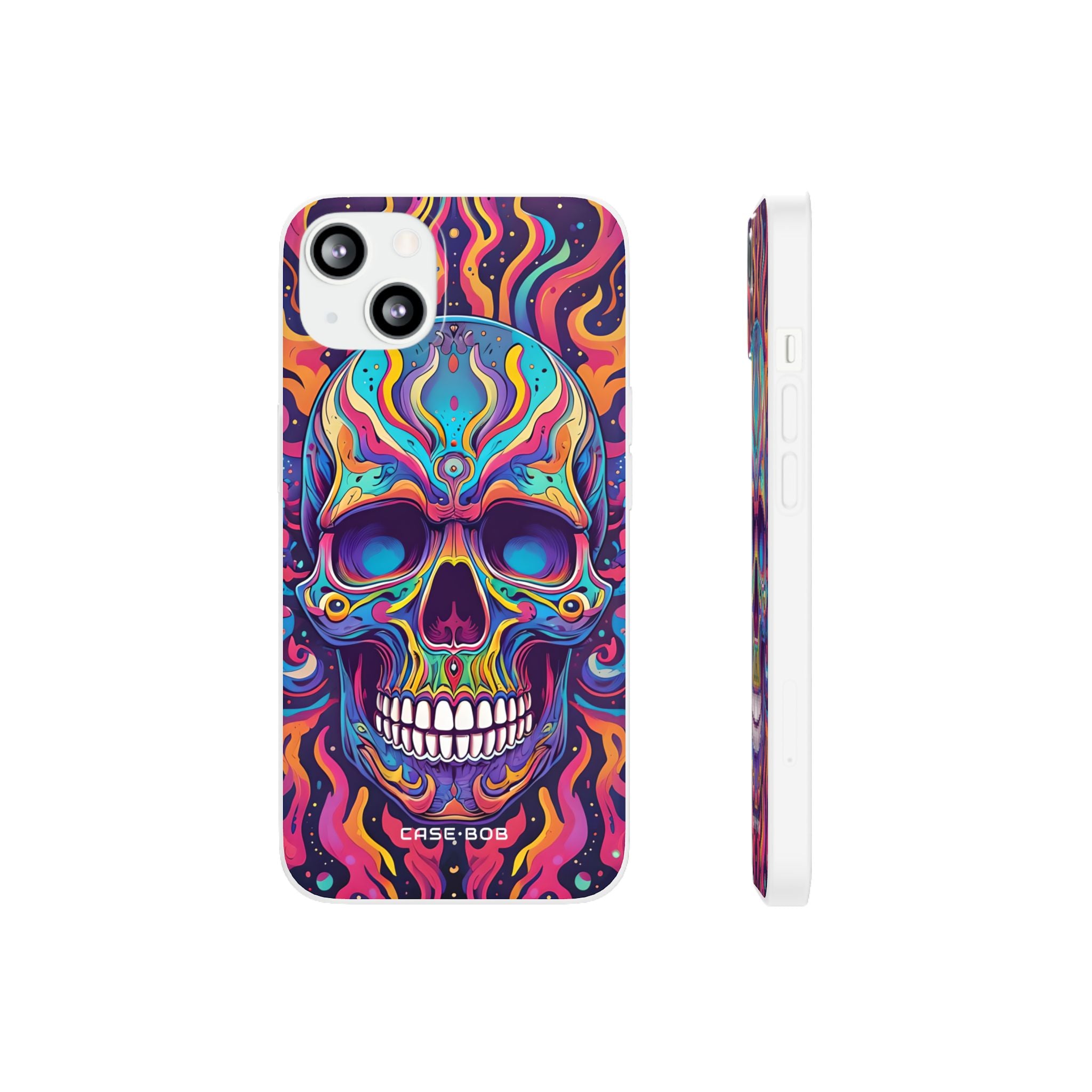Flaming Skull iPhone 13 - Soft