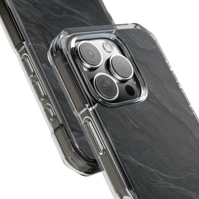 Black Impact MagSafe Phone Case for iPhone - Midnight Slate Ridge