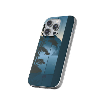 Blue Lite Phone Case for iPhone - Kyoto Mist Pine