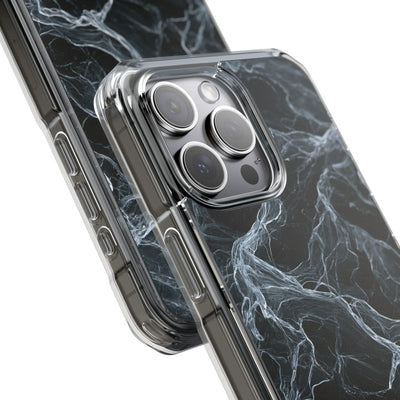Arctic Gossamer · Clear Impact Magnetic Phone Case for iPhone · Black