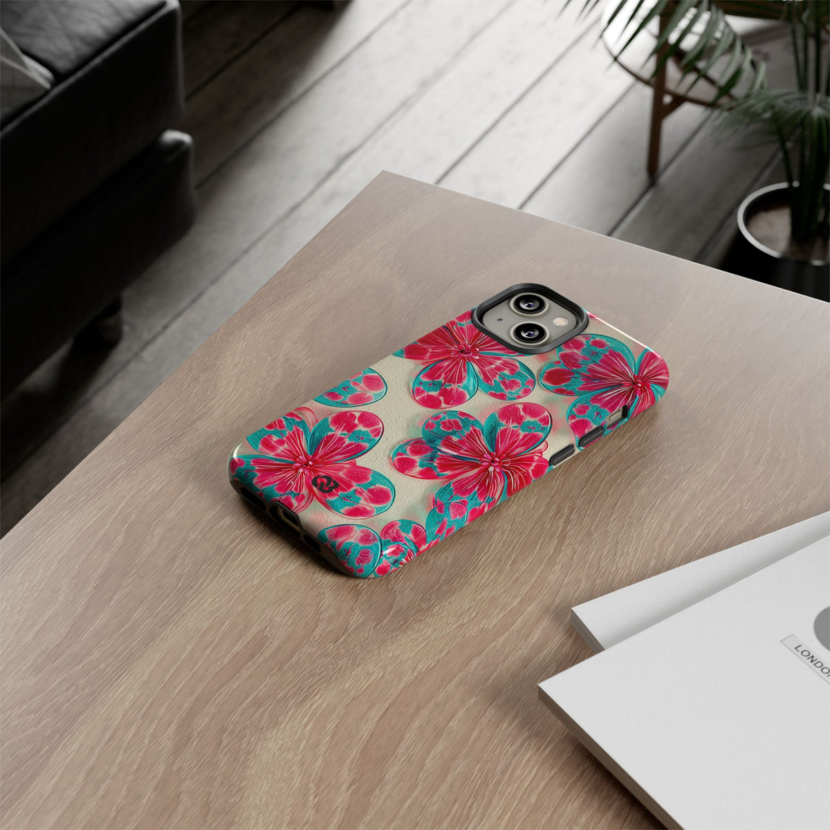 Lucite Jelly Bloom · Tough Phone Case for iPhone · Pink