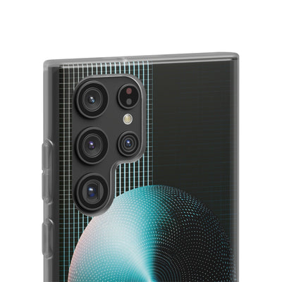 Blue Lite Phone Case for Samsung - Cyan Vector Sphere