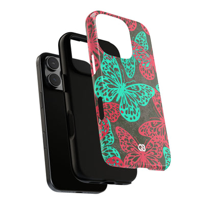 Electric Papillon · Tough Phone Case for iPhone · Pink