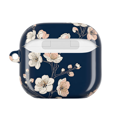 Midnight Plum Blossom · Hard Case for AirPods & AirPods Pro · Blue