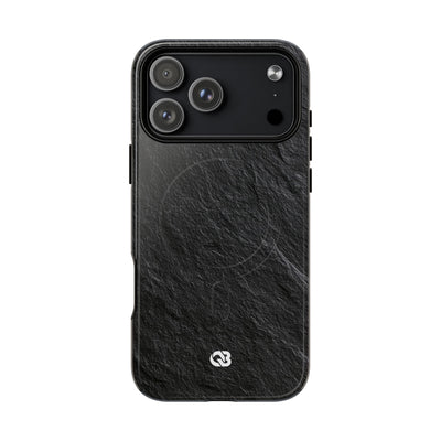 Black Tough 2.0 Magsafe Phone Case for iPhone - Raw Obsidian Slate