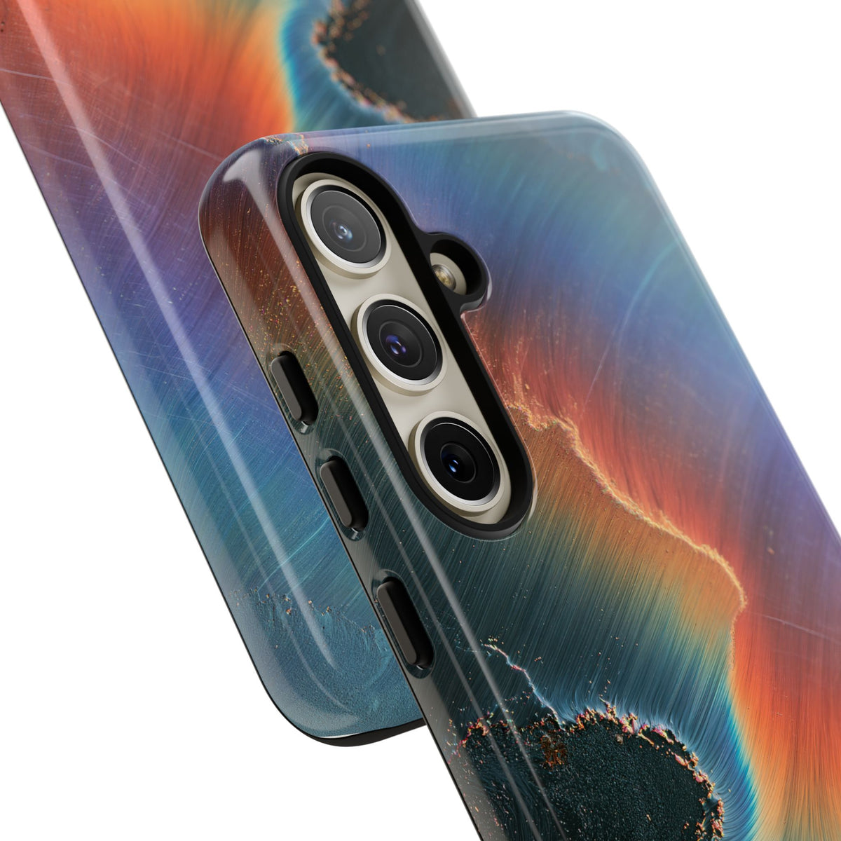 Prismatic Aura Shift · Tough Phone Case for Samsung · Blue