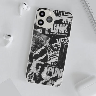 Underground Punk Collage · Lite Phone Case for iPhone ·  Black