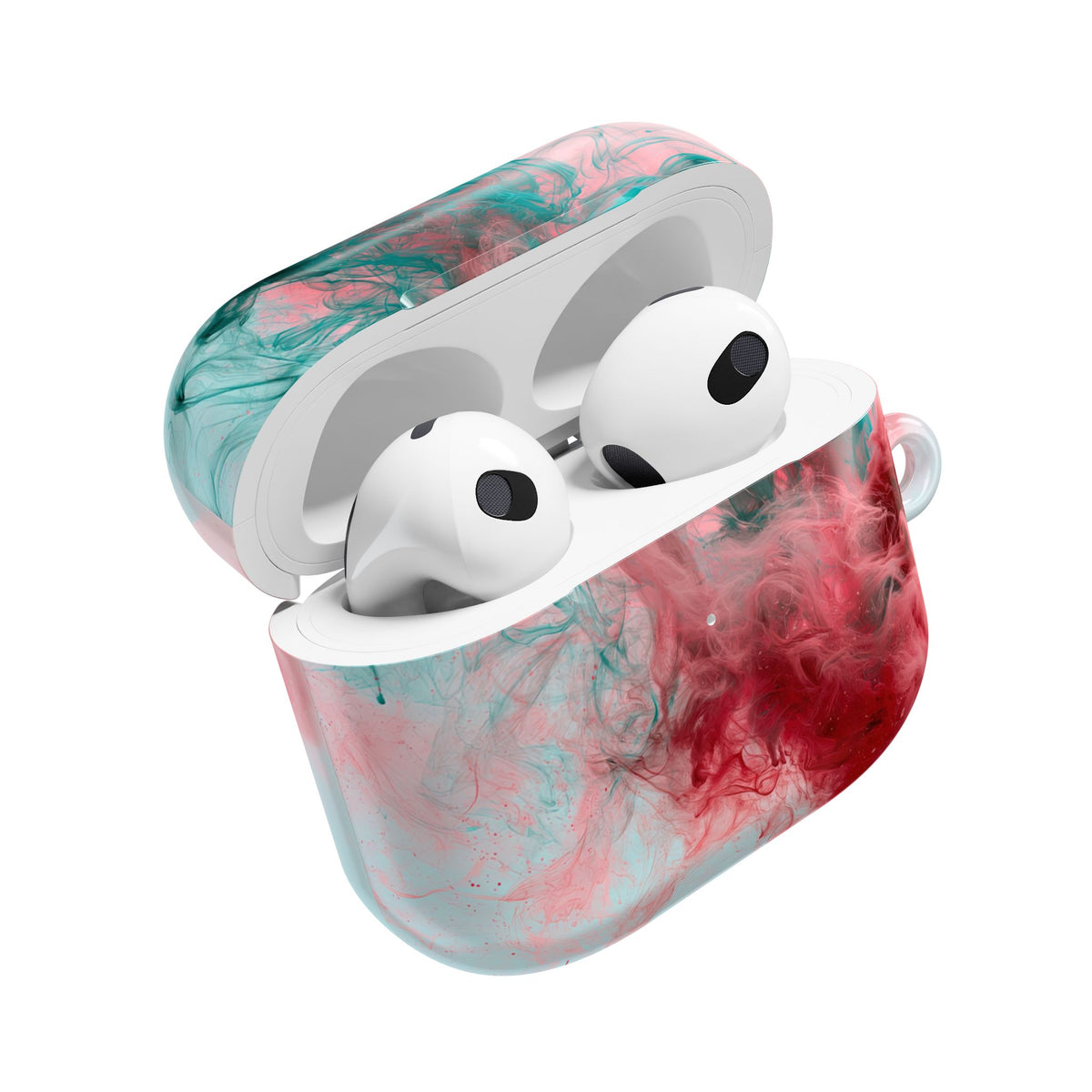 Sonic Bloom · Hard Case for AirPods & AirPods Pro · Red